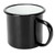 8cm 350ml Enamel Cup Environmentally Friendly Thickened Water Cup for Coffee Wine Water SuppliesBlack