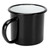 8cm 350ml Enamel Cup Environmentally Friendly Thickened Water Cup for Coffee Wine Water SuppliesBlack