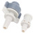 50Pcs Single Outlet Sprinkler with 50Pcs Inner Cone Large Single Hook Atomized Spray Irrigation