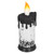 Halloween Snow Globe Candles Light LED Terrorist Decoration Electronic Candle Lamp for Party HolidayDancing Skeleton