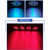 A C100-240V 22-23W 36 LEDs Par Light Stage Lamp Lighting Fixture Diverse Lighting Modes Supported DMX512/ Sound Activated/ Master-slave/ Auto-run Mode for Disco Party Christmas Xmas DJ Show