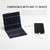 7W/5V Portable Solar Charger With USB Port Foldable Solar Panel Camping Hiking Travel Compact Solar Power Phone Charger For Tablet Laptop Cellphones