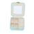 Jewelry Case Small Jewelry Box Organizer Display Storage Portable for Rings and Earrings Mint Green