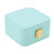 Jewelry Case Small Jewelry Box Organizer Display Storage Portable for Rings and Earrings Mint Green