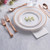 25Pcs Plastic Knife Cutlery Set Minimalist Disposable Tableware Set Dinnerware Set for Party Wedding Birthday Picnic BBQ Christmas Anniversary