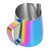 Stainless Steel Milk Frothing Pitcher Pointed Mouth Coffee Frother Cup for Home KitchenColorful 350ml