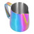 Stainless Steel Milk Frothing Pitcher Pointed Mouth Coffee Frother Cup for Home KitchenColorful 350ml