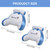 Aoresac Reading Pillow with with Armrests/Large Adult Backrest with Arms/Back Support for Sitting Up in Bed with Washable Cover (Sit up Pillow)