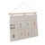 Wall Hanging Storage Bag with 8 Pockets Weekly Schedule Over The Door Hanging Storage Bags for Bedroom A