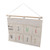 Wall Hanging Storage Bag with 8 Pockets Weekly Schedule Over The Door Hanging Storage Bags for Bedroom A