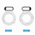 Wall Mount Router Bracket Plastic WIFI Router Outlet Holder for Deco M5