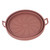 Foldable Fryer Silicone Liner Food Grade High Temperature Resistant Round Fryer Silicone Pot Brown Diameter 21CM