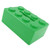 Decorative Tissue Box Spring Loaded Ample Capacity Stylish Tissue Holder Box for Napkin Facial Tissue Green