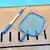 Pool Skimmer Net with Telescopic Pole Removal Leaf Rake Swimming Pool Ponds Fast Cleaning Tool with for Cleaning Above Ground Inground Pool Hot Tub Spa Pond