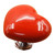 Toilet Button Pusher Heart Shaped Press Helper Tank Flusher Top Push Topper for Women Long Nail Red