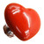 Toilet Button Pusher Heart Shaped Press Helper Tank Flusher Top Push Topper for Women Long Nail Red