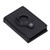 PU Leather Card Holder Anti Theft Swiping Anti Lost Card Case Wallet for IOS Locator Tracking Device Carbon Black