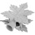 Christmas Tree Topper Projection Lamp Ornament Night Decorative Light for Home Party AC100V‑240VSilver EU Plug