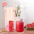 Portable Electric Fruit Juicing Cup Three Leaf Cutter Head Juicer Mixer 2000mah for Travel Home USB  Rechargeable(Pink 320ml)