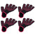 4Pcs Heat Resistant Gloves High Temperature Resistant Anti Scalding Mitts with Silicone BumpsRose Red Silicone Rose Red Edge