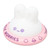 Cute Bunny Night Light Rechargeable 3 Levels Warm Light Soft Silicone Rabbit LED Night Light for Bedroom Decor Pink