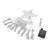 Christmas Tree Waterfall Lights Solar 350LED 8 Modes Waterproof Waterfall String Lights With Remote Control for Outdoor White Light