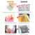 5pcs Kitchen Dish Towels Bulk Cotton Kitchen Hand Towels Dish Cloth for Washing Dishes Dish Rags for Kitchen Household Cleaning