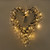 Heart Shaped Wreath Sprig Valentine's Day Wreath Wall Mounted Front Door Flower Wreath