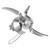 Stainless Steel Blender Blade Head with Cleaning Brush Replacement Parts Fit for Vorwerk Thermomix TM31