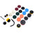 23PCS Drill Brush Attachment Set for Household Cleaning with Brushes Scouring Pads Sponge Connecting Rod