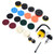 23PCS Drill Brush Attachment Set for Household Cleaning with Brushes Scouring Pads Sponge Connecting Rod