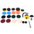 23PCS Drill Brush Attachment Set for Household Cleaning with Brushes Scouring Pads Sponge Connecting Rod