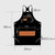 Barber Apron Multi Pocket Waterproof Black Chef Aprons for Art Students Carpenters Milk Tea Shops Bakeries