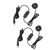 2PCS LED Spot Lights Professional 5V USB Dimmable Small Spot Lights for Display Case Jewelry Case Entryway Cabinet White Light