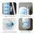 Disposable Toilet Cleaning Brush with 7PCS Refills for Toilet Bowl Wall-mounted Detachable Brush Head Toiletwand Refills Fresh for Bathroom Scrubber Cleaning Supplies