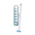 Disposable Toilet Cleaning Brush with 7PCS Refills for Toilet Bowl Wall-mounted Detachable Brush Head Toiletwand Refills Fresh for Bathroom Scrubber Cleaning Supplies