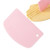 Dough Knife Scraper Pink Cat Pattern PP Cake Scraper Dough Scraper Cutter for Kitchen Home