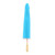 White Blank Paper Umbrella Decor Props for Kids DIY Hand Painting(Blue)