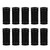 10pcs Plastic Chicken Farm Livestock Poultry Feeding Drinking Water Pipe Adapter ConnectorBlack