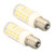 2PCS E12 Dimmable LED Bulb PC 52LEDs 5W 100‑130V LED Candelabra Bulb for Ceiling Fan Light Salt Lamp Warm Light