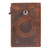 Leather Wallet Automatic Card Genuine Leather Cowhide Multi Functional Leather WalletCoffee
