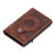 Leather Wallet Automatic Card Genuine Leather Cowhide Multi Functional Leather WalletCoffee
