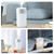 260mL Mist Humidifier Diffuser Portable Colorful Night Light Quiet Cool Humidifier Desktop USB Powered Waterless Auto-Off Humidifier for Home Travel Car Office Bedroom