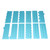 DIY Cream Scraper Combs Fondant Cake Pattern Modeling Tool for Home Kitchen Bakery1Set(12Pcs)
