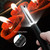 Flameless Electric Arc Lighter with LED Light USB Rechargeable Candle Lighter Safe Windproof Camp Long Lighter with Battery Display for Kitchen Camping Hiking Barbecue Stove Fireworks