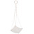 Plant Hanger PU Leather Square Base Cotton Rope Flower Pot Succulent Hanging Holder Garden DecorGreen 20cm