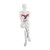 Resin Reading Woman Figurine Innovative Lady Reading Pulp Molding Bookshelf Ornaments for Home Decoration D