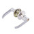 30 to 50mm 2 Industrial Door Handle Lock 3 Levers Silver Copper and Stainless Steel Privacy Door Lever Lock for Bathroom