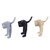 3PCS Dog Butt Toothpaste Topper Tooth Paste Dispenser Cap Squeezing Head for Kids Black Brown Gray