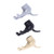 3PCS Dog Butt Toothpaste Topper Tooth Paste Dispenser Cap Squeezing Head for Kids Black Brown Gray